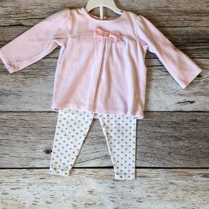 Adorable Girl Shirt and Pant Set Size 24 months.